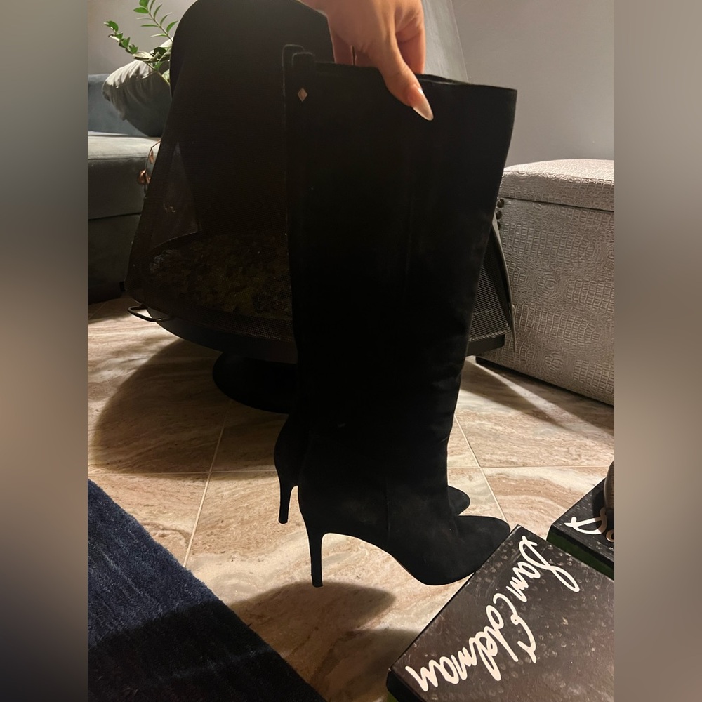 Sam Edelman Suede  Knee-High Stiletto Boots